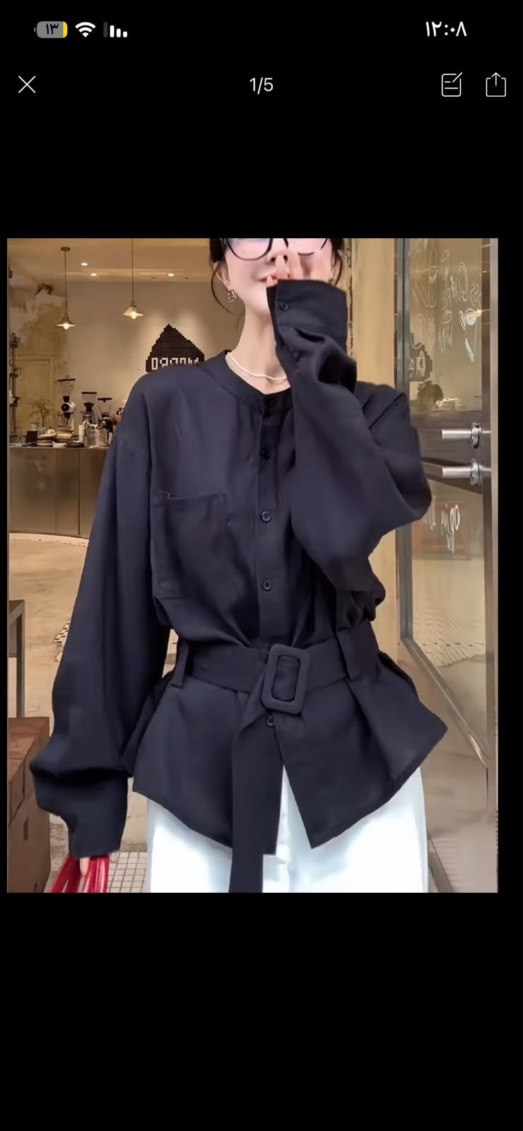 Black blouse