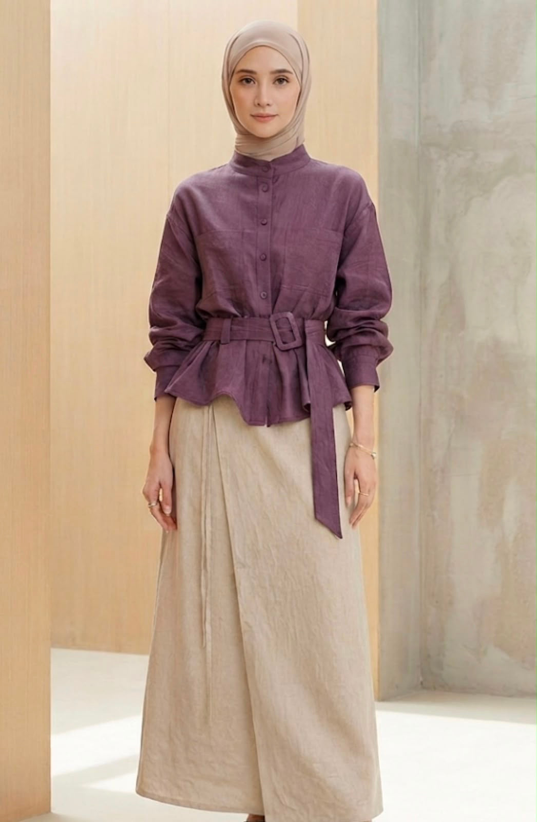 Purple blouse