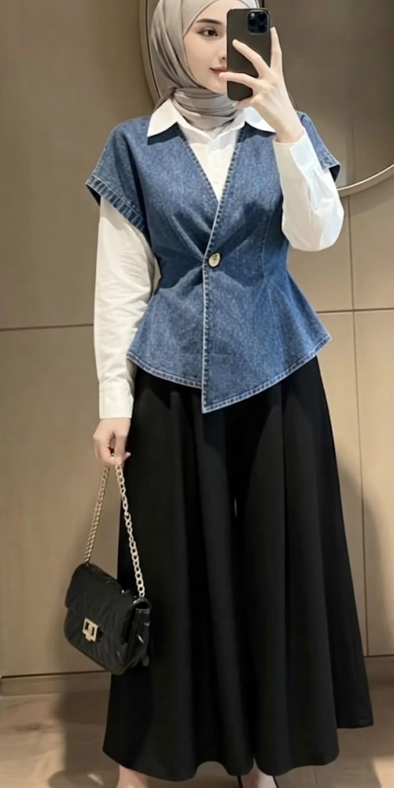 Denim vest