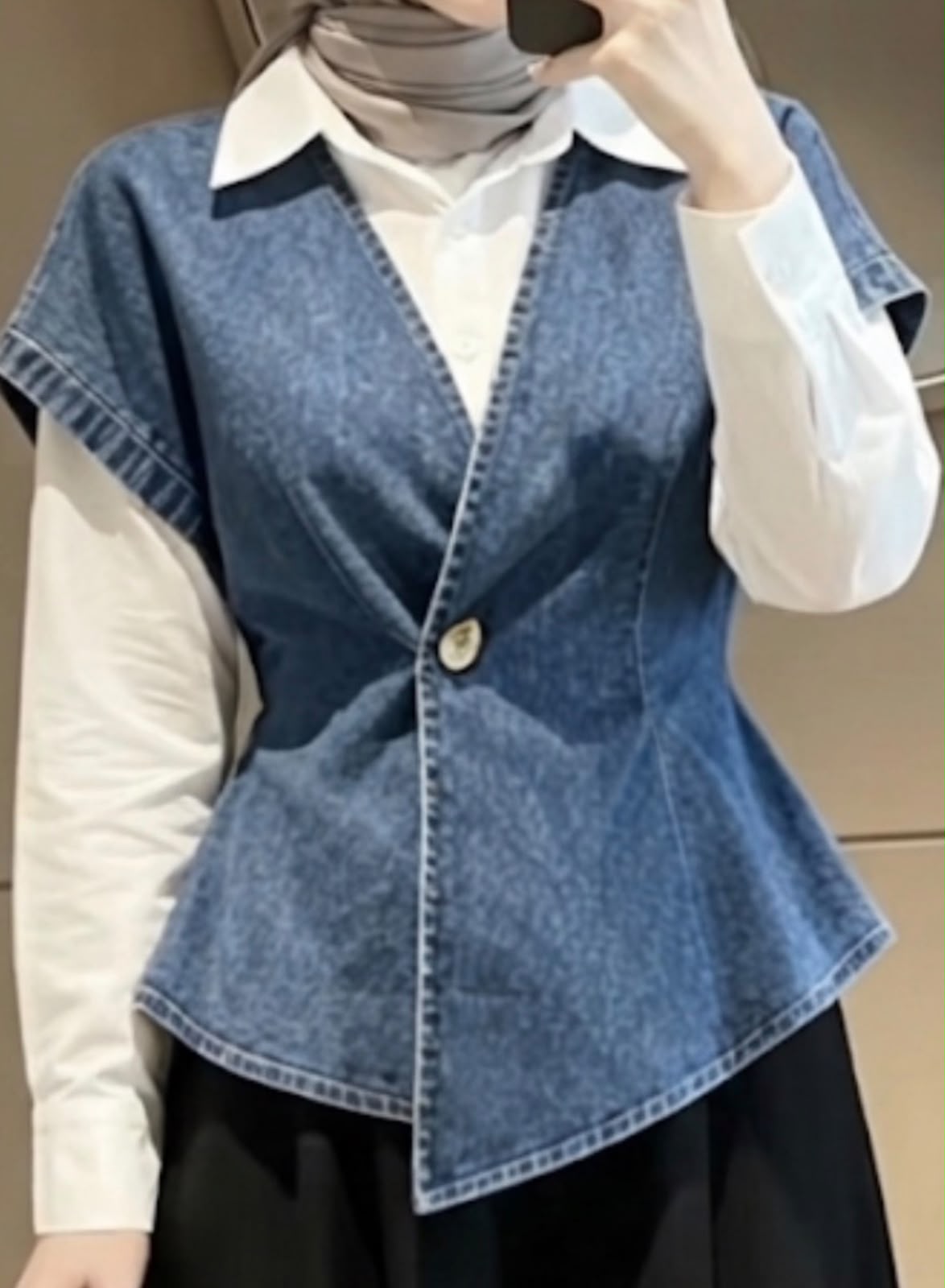 Denim vest