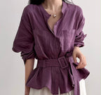 Purple blouse