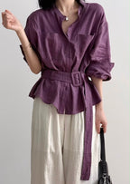 Purple blouse